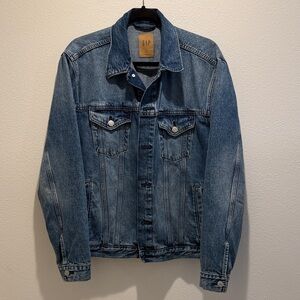 GAP Men's Classic Indigo Jacket
